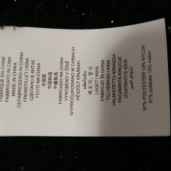 Michael Kors Womens Black Speckle Pouf Jewel Neck Sweater Size OX - Picture 8 of 8